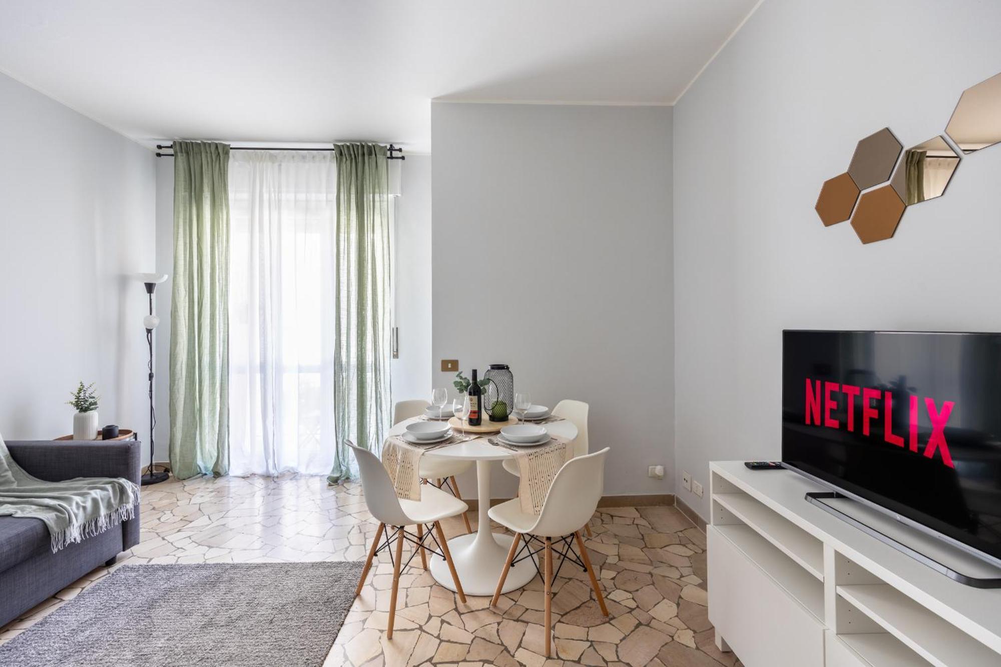 8 Min Dalla Metro Casa Elegante Con Netflix E Wifi Milano Exteriör bild